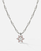 LUAMAYA Sparkling Pink Petal Necklace