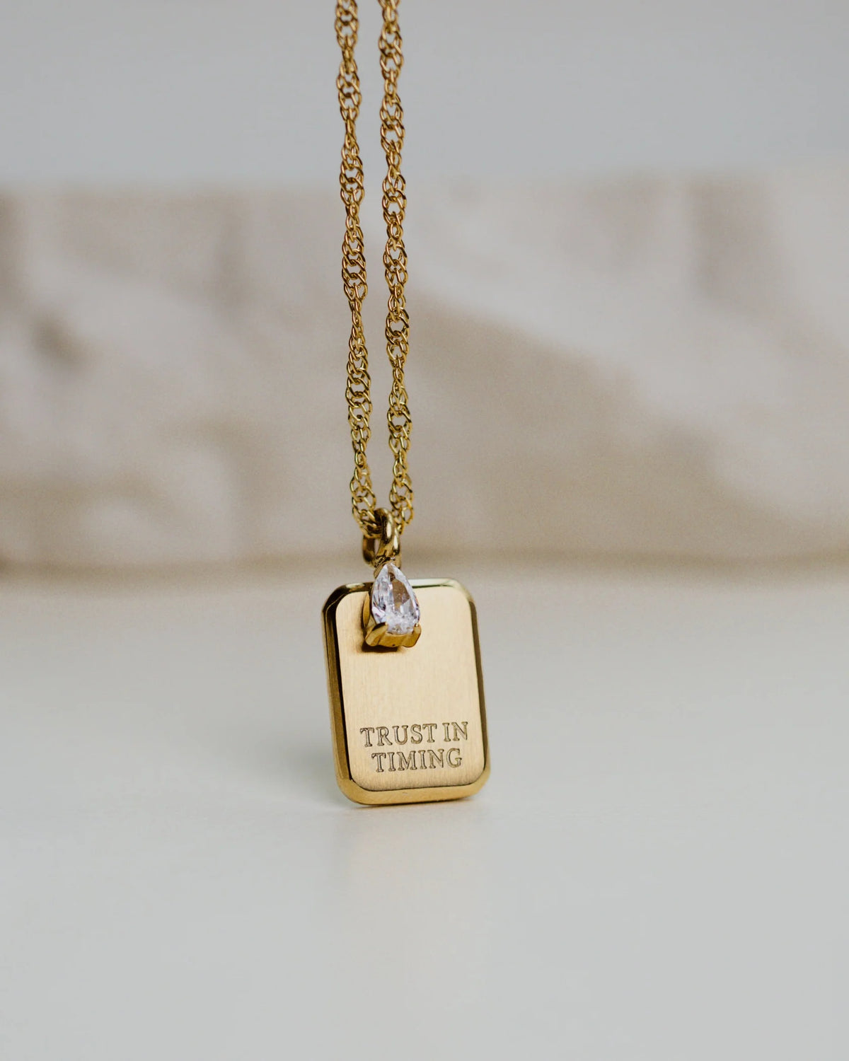 LUAMAYA Shiny Trust in Timing Necklace