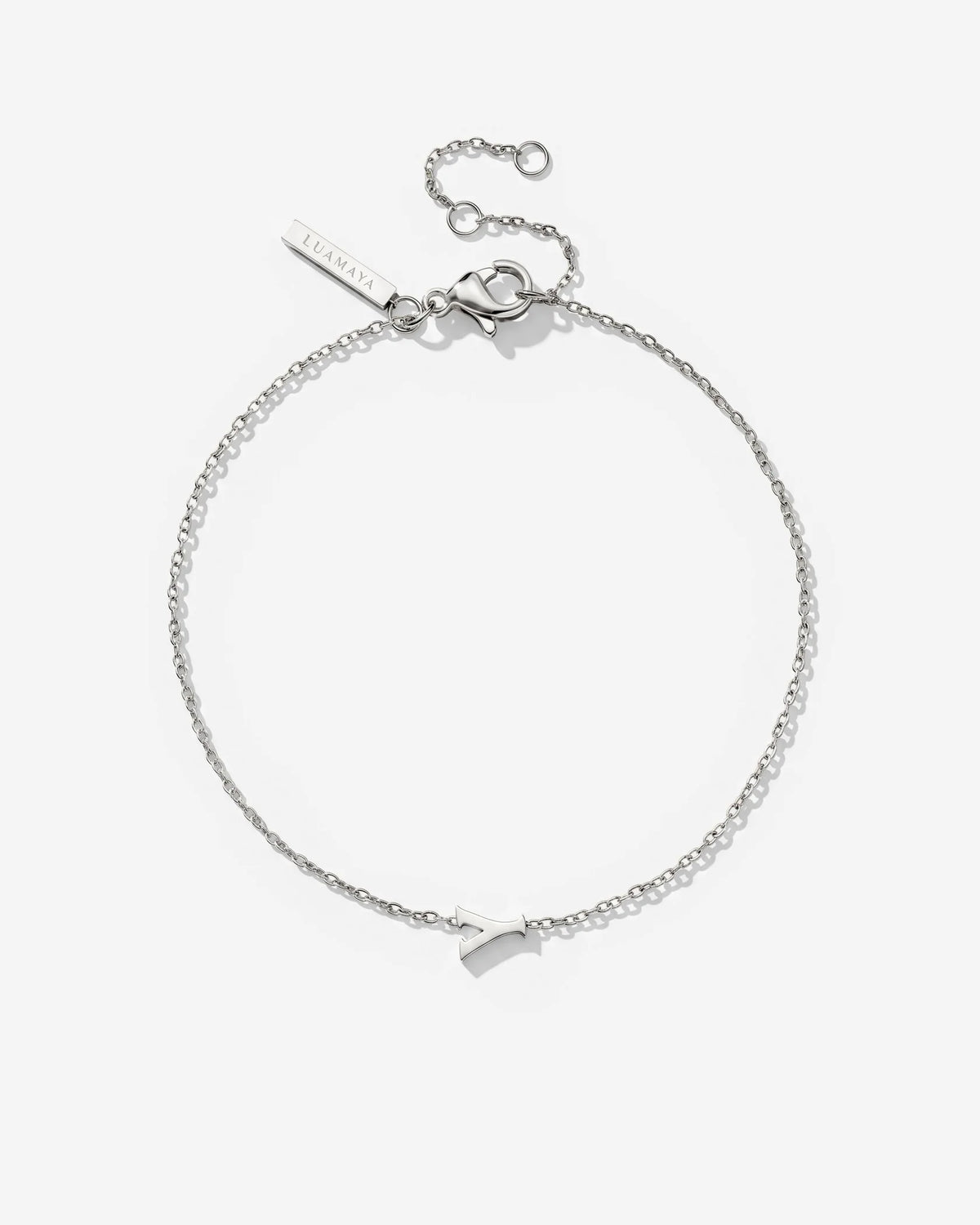 LUAMAYA Tiny Letter Bracelet