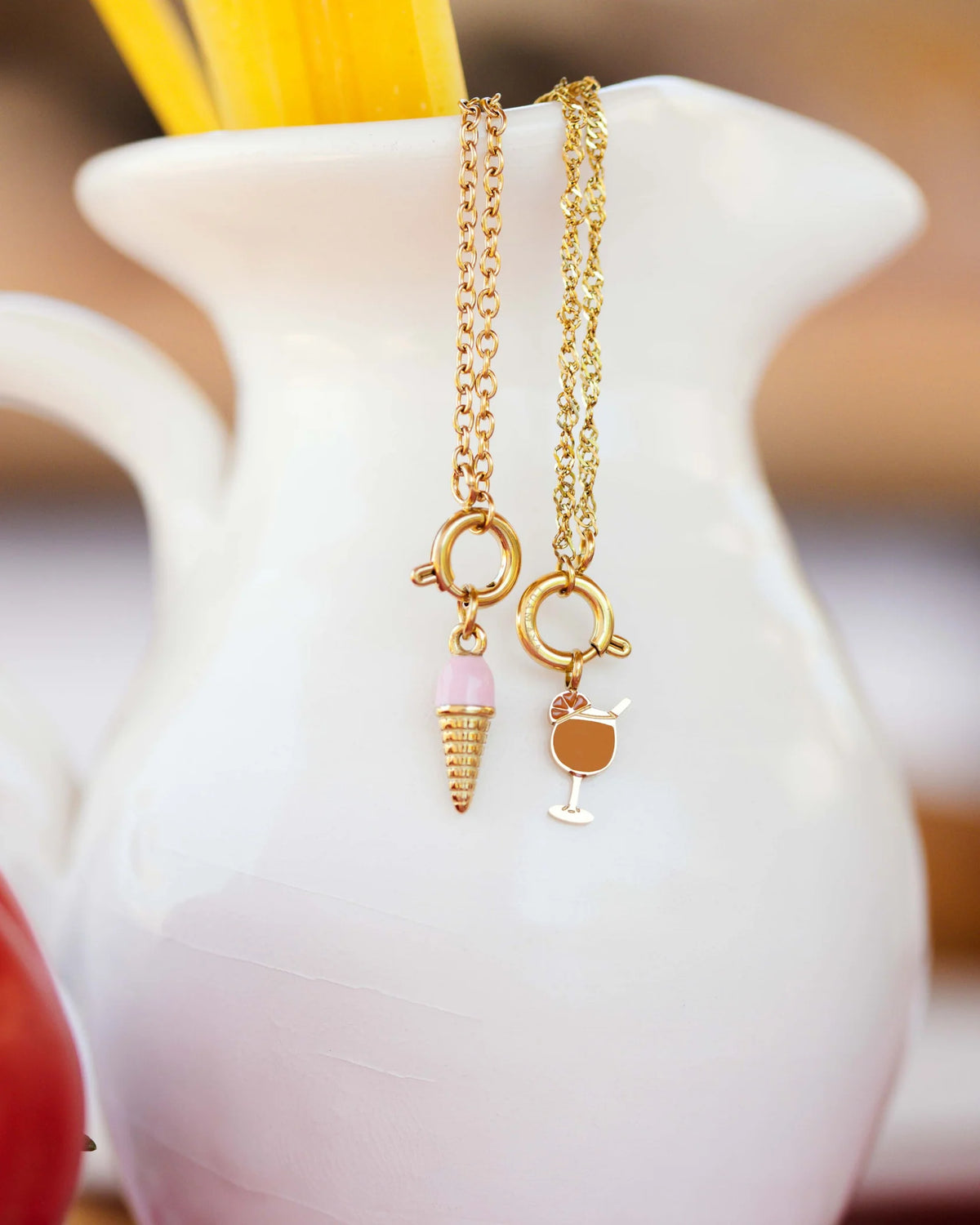 LUAMAYA Spritz Amore Singapore Chain Necklace Set