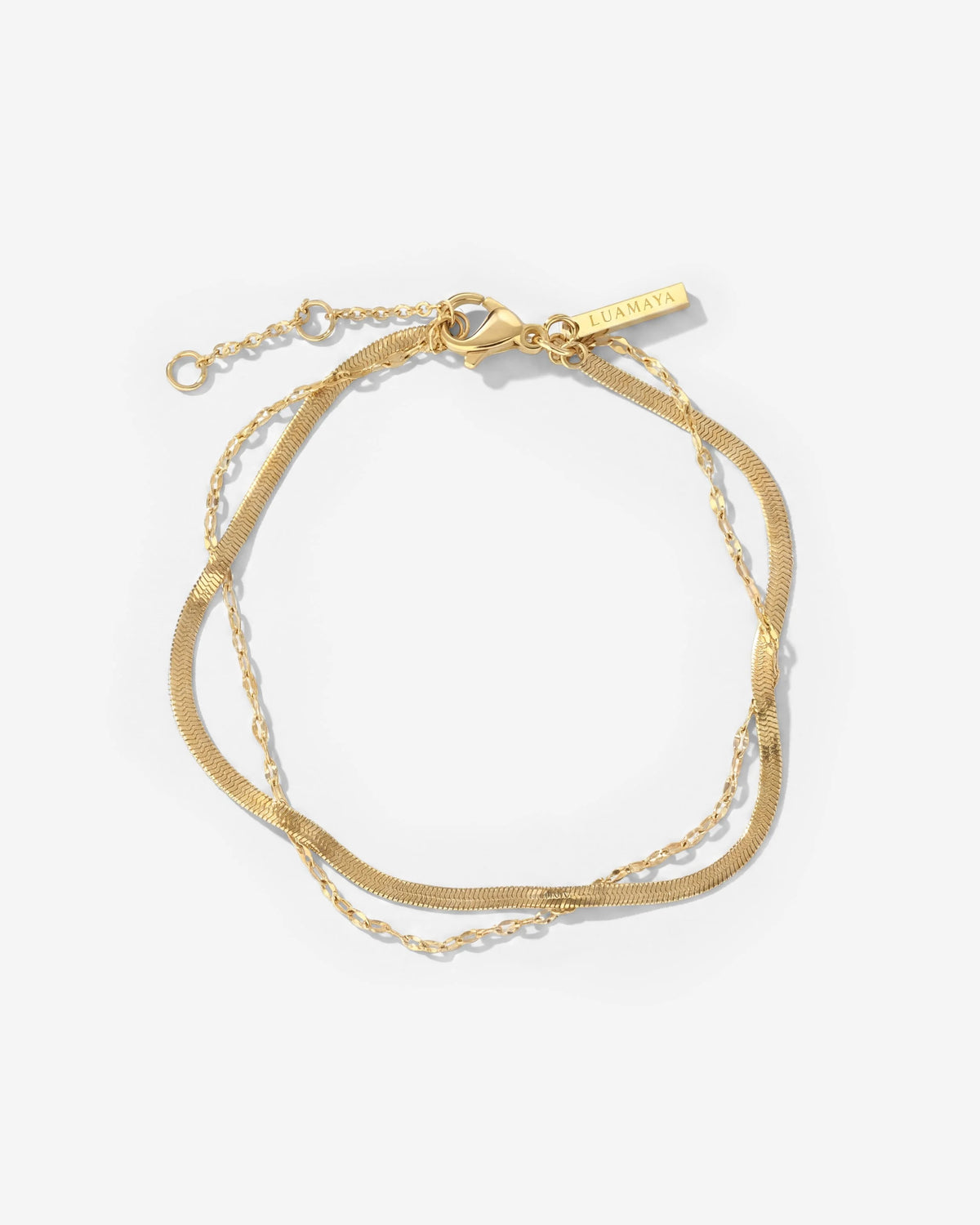 LUAMAYA Aligned Double Bracelet