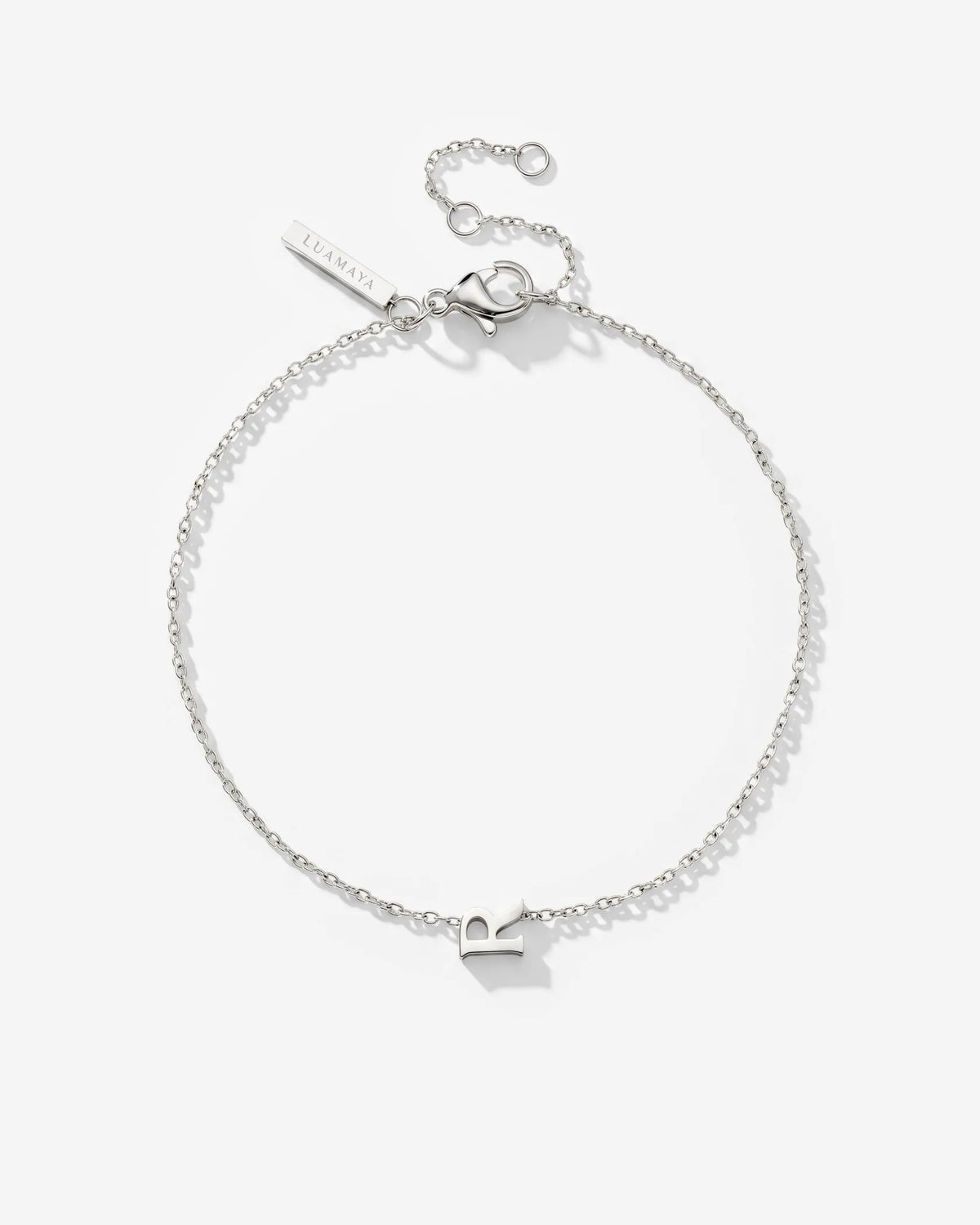 LUAMAYA Tiny Letter Bracelet