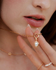 LUAMAYA Glazed Singapore Chain Necklace