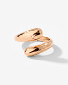 LUAMAYA Hammered Embrace Ring