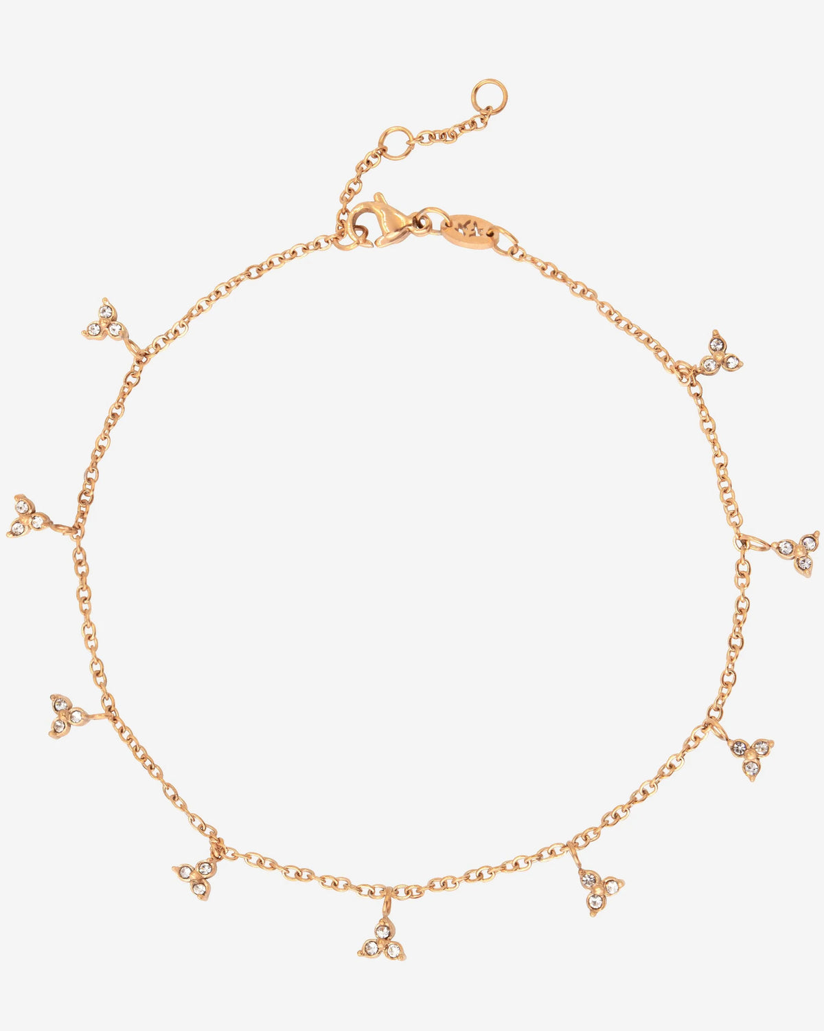 LUAMAYA Twinkle Anklet Roségold