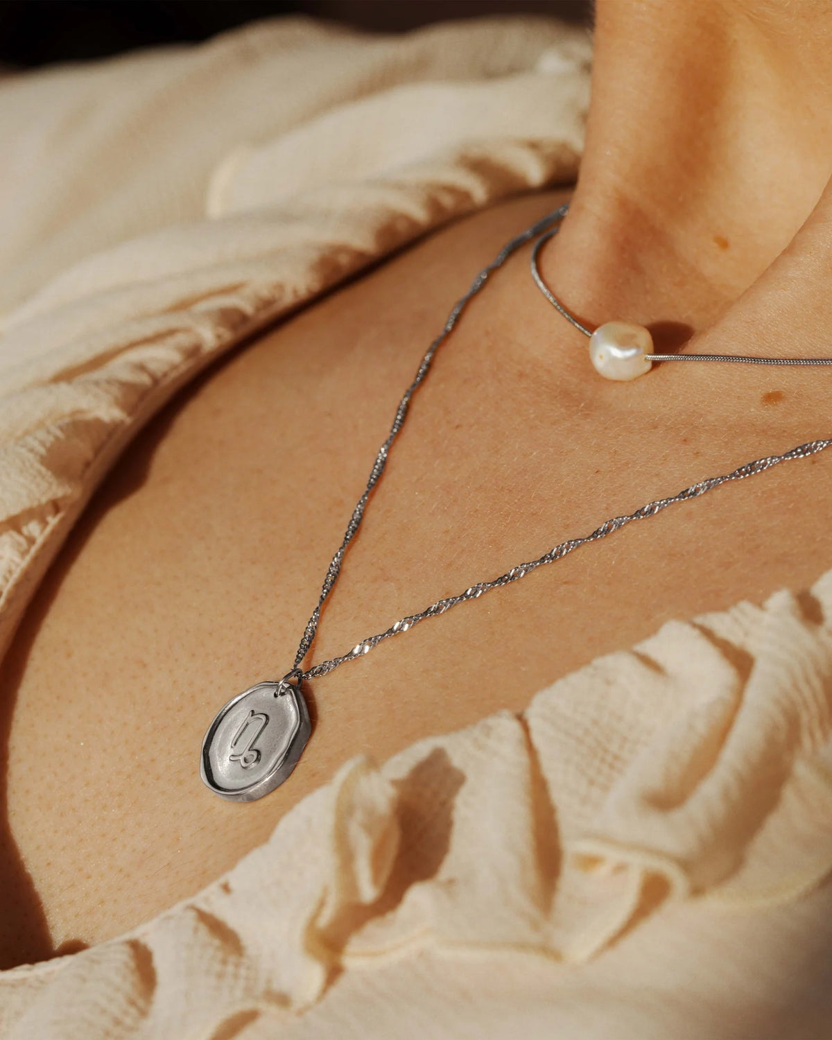 LUAMAYA Zodiac Necklace Silber