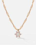 LUAMAYA Sparkling Pink Petal Necklace
