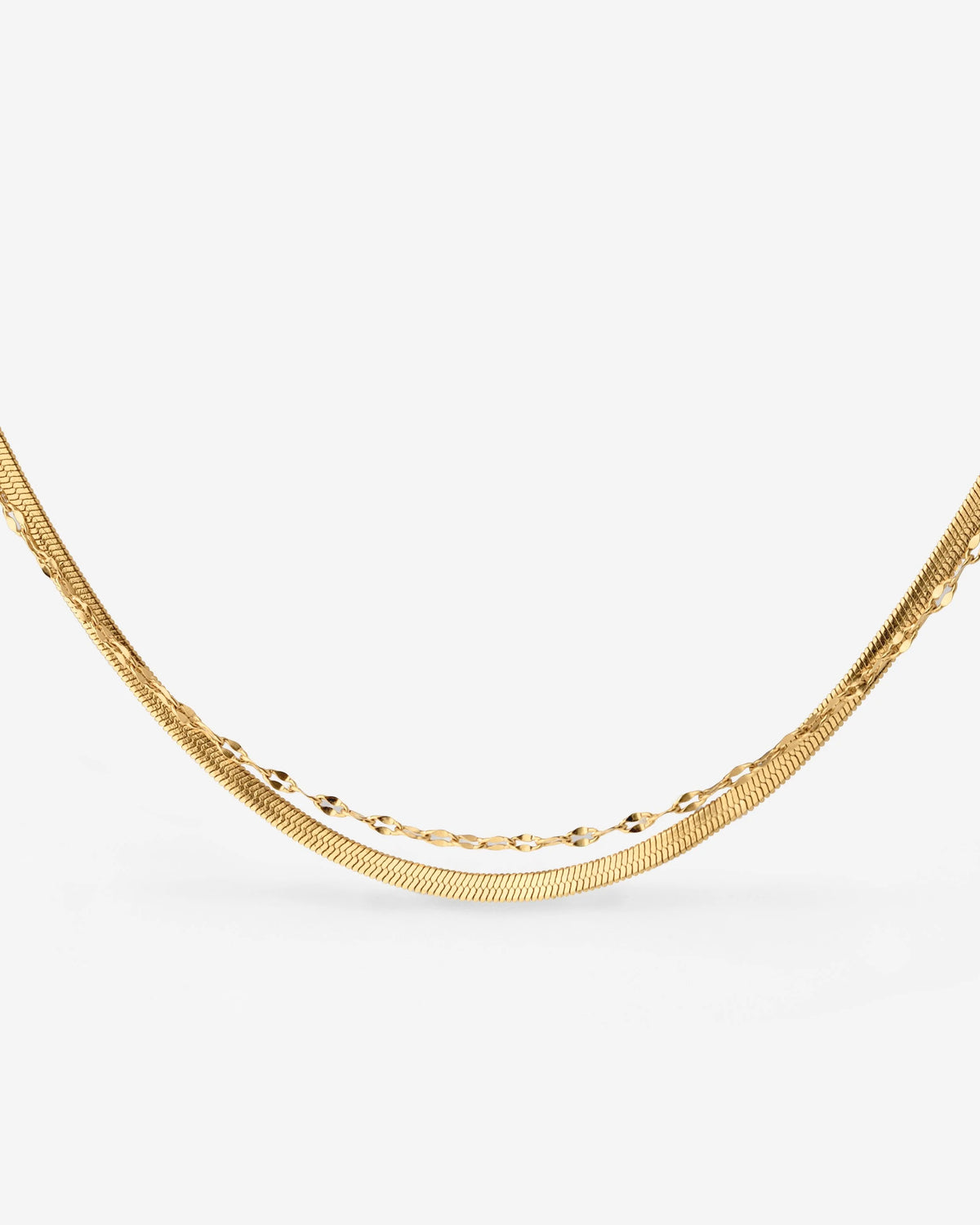 LUAMAYA Aligned Double Necklace