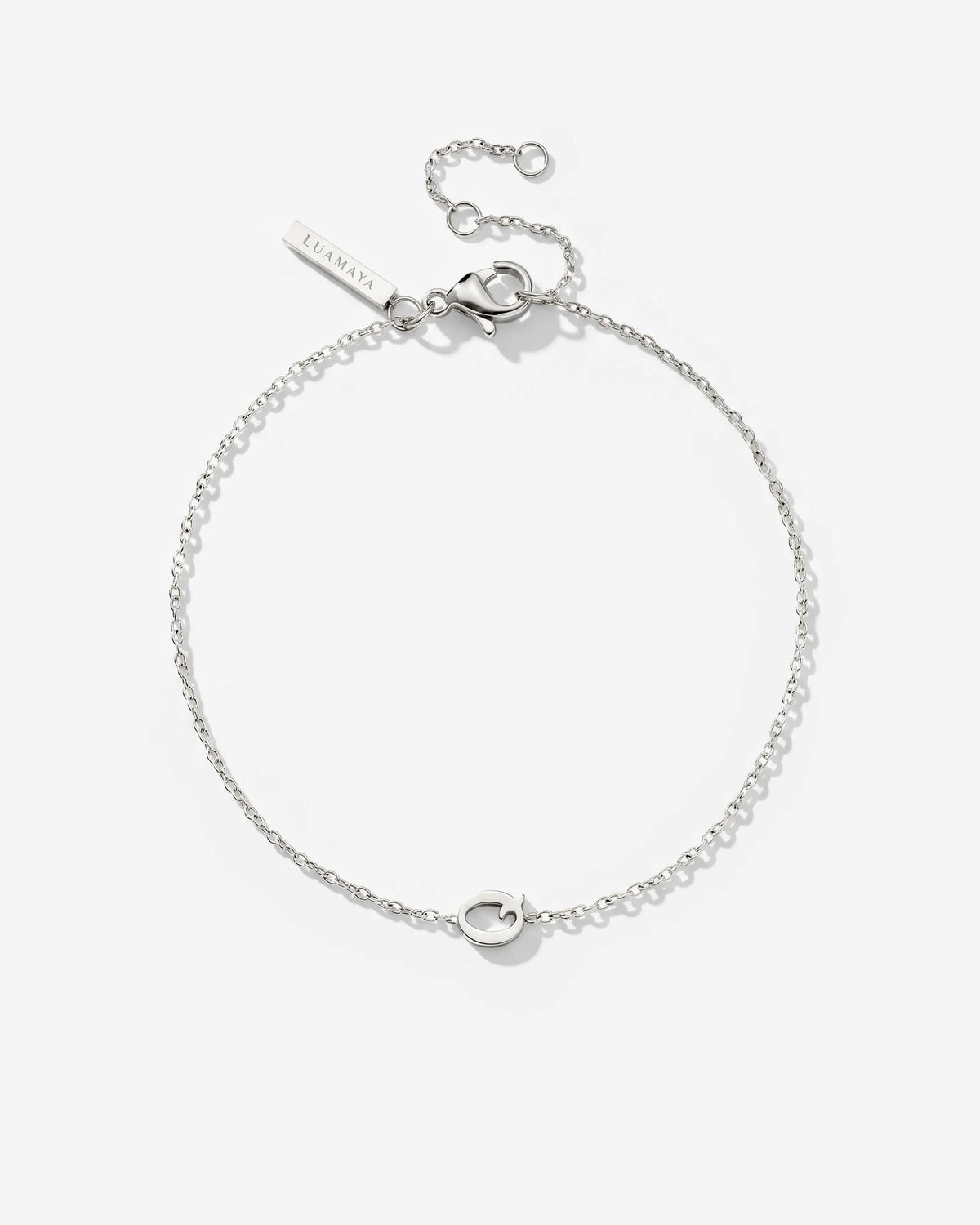 LUAMAYA Tiny Letter Bracelet
