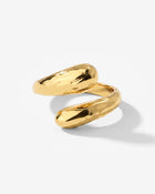 LUAMAYA Hammered Embrace Ring