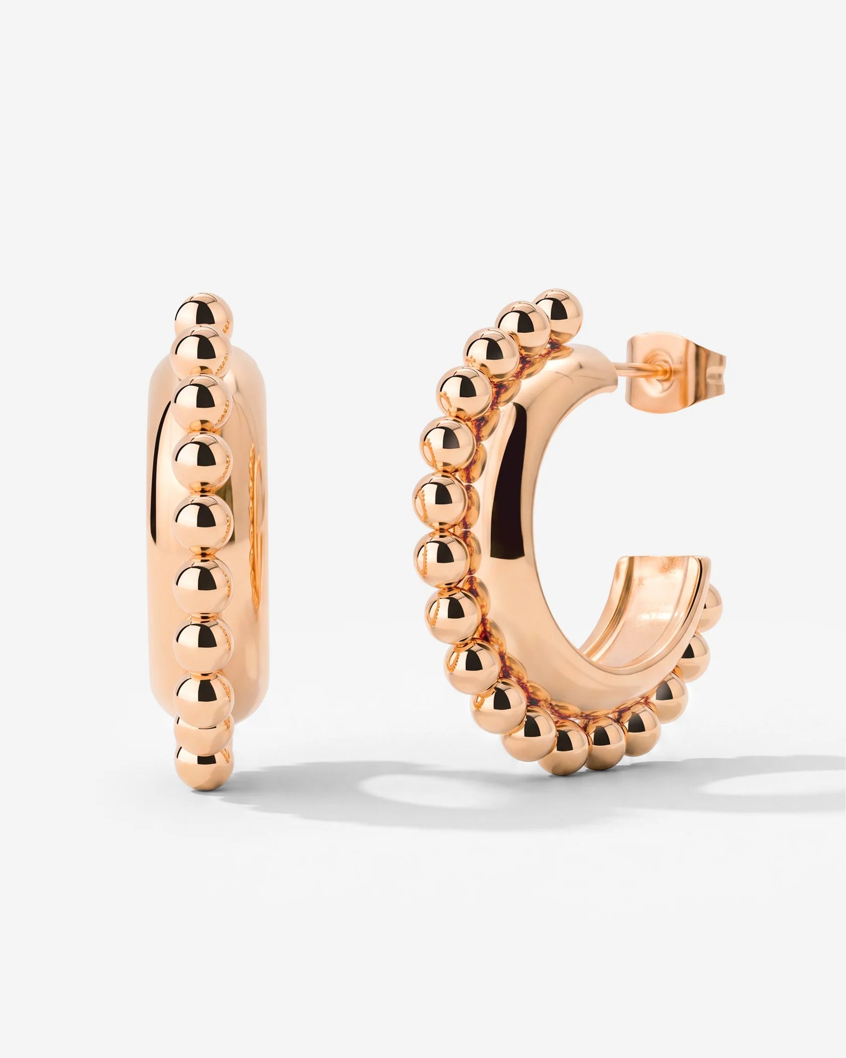 LUAMAYA Glow Drops Hoop Studs