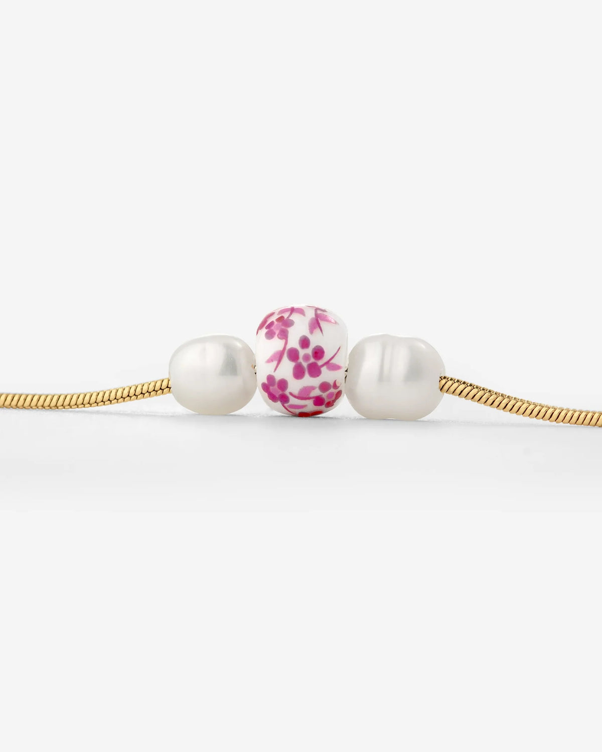 LUAMAYA Painted Pink Necklace