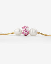 LUAMAYA Painted Pink Necklace
