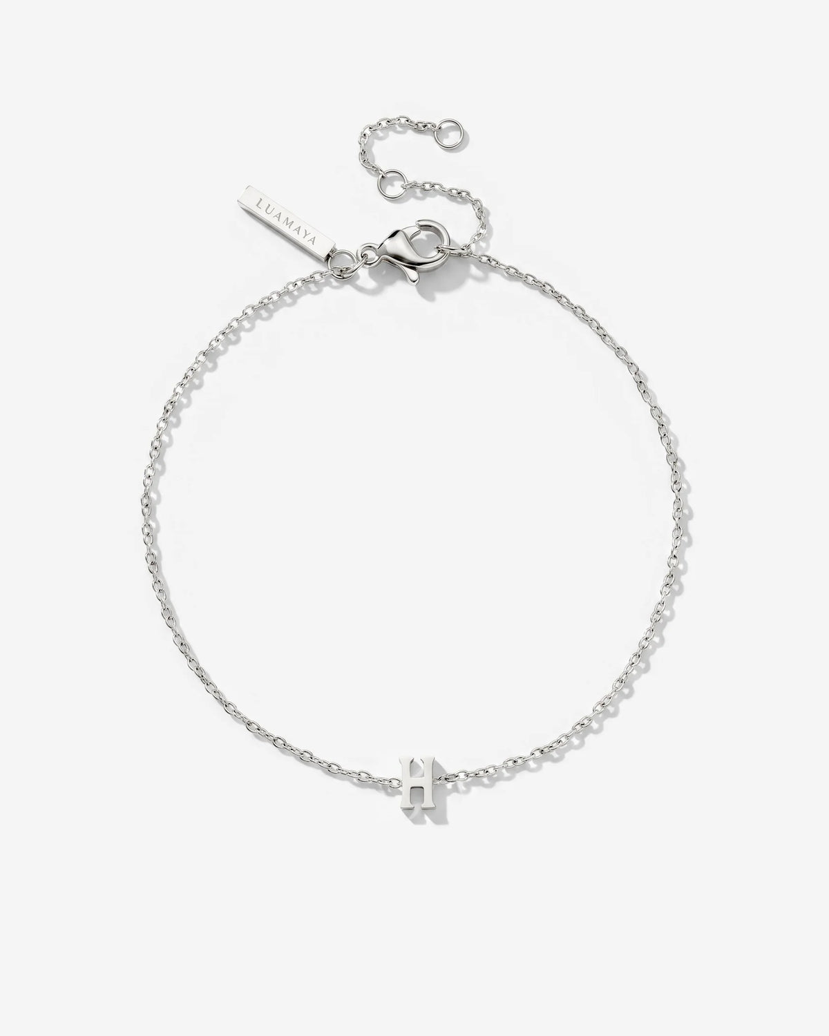 LUAMAYA Tiny Letter Bracelet