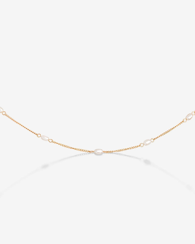 LUAMAYA Pearl after Pearl Choker Gold