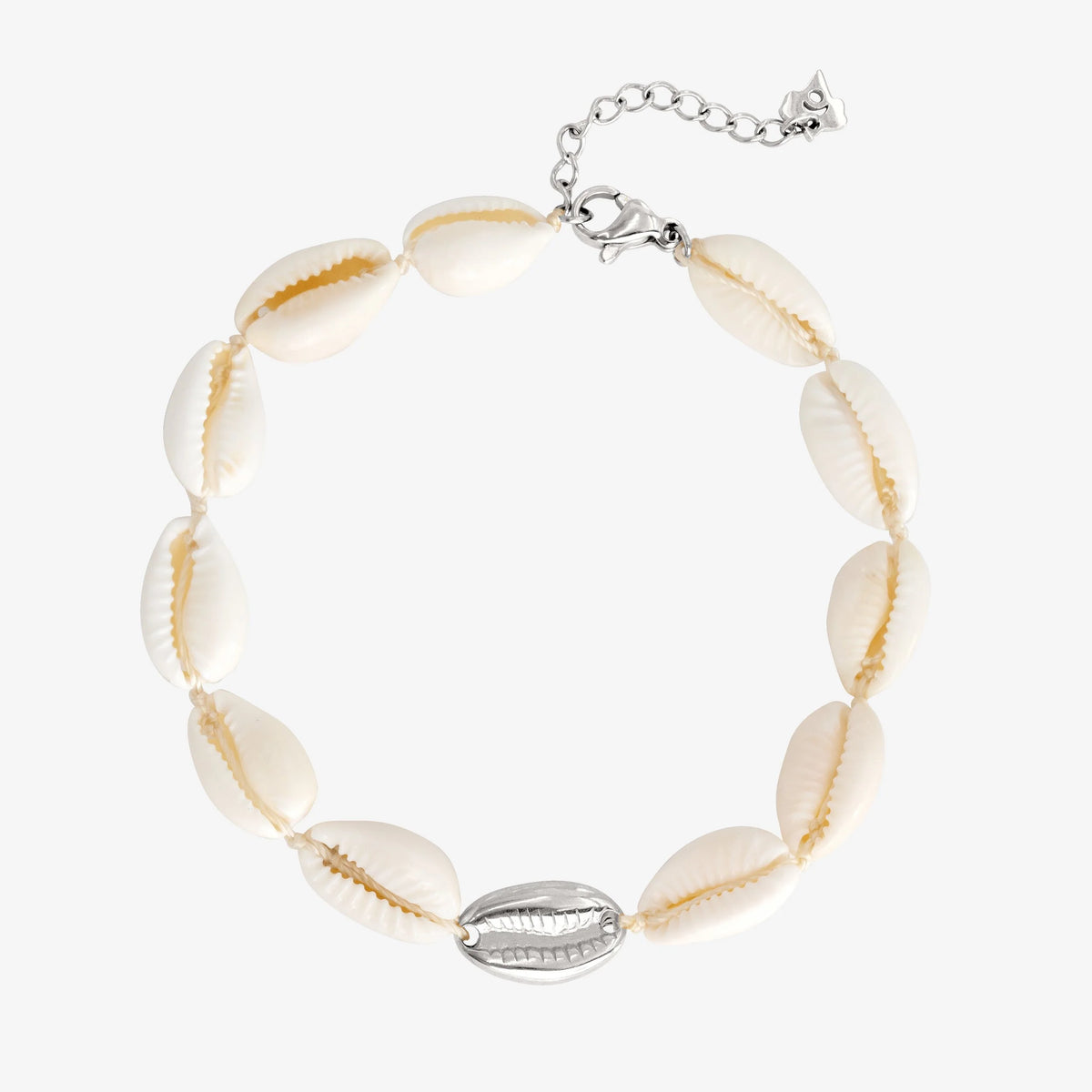 LUAMAYA One in a Shell Anklet Silber Fusskette