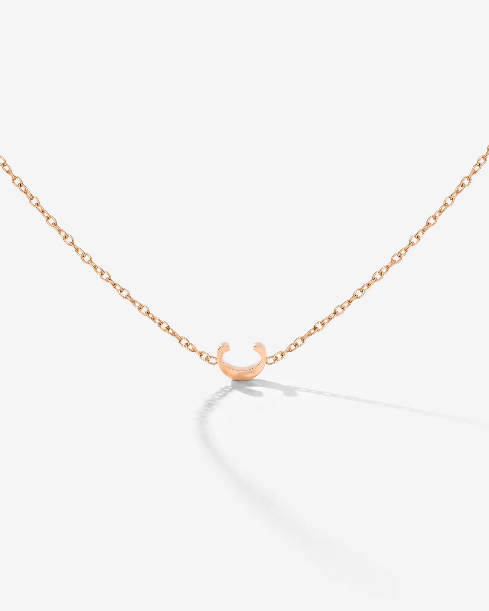 LUIAMAYA Tiny Letter Necklace ABC