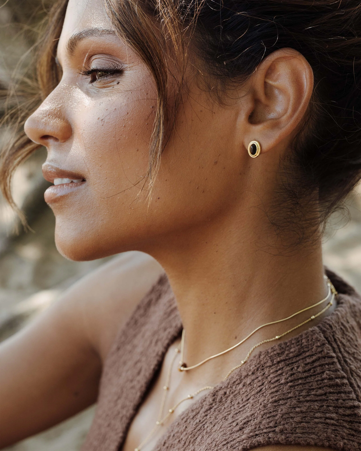 LUAMAYA Hazel Glow Studs