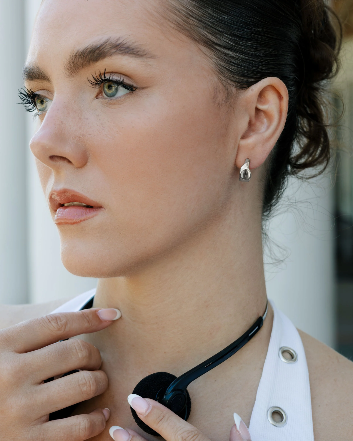 LUAMAYA Liquid Shape Studs Baby