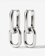 LUAMAYA Chunky Bold Oval Hoop Set Small