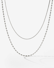 LUAMAYA Droplet Double Necklace