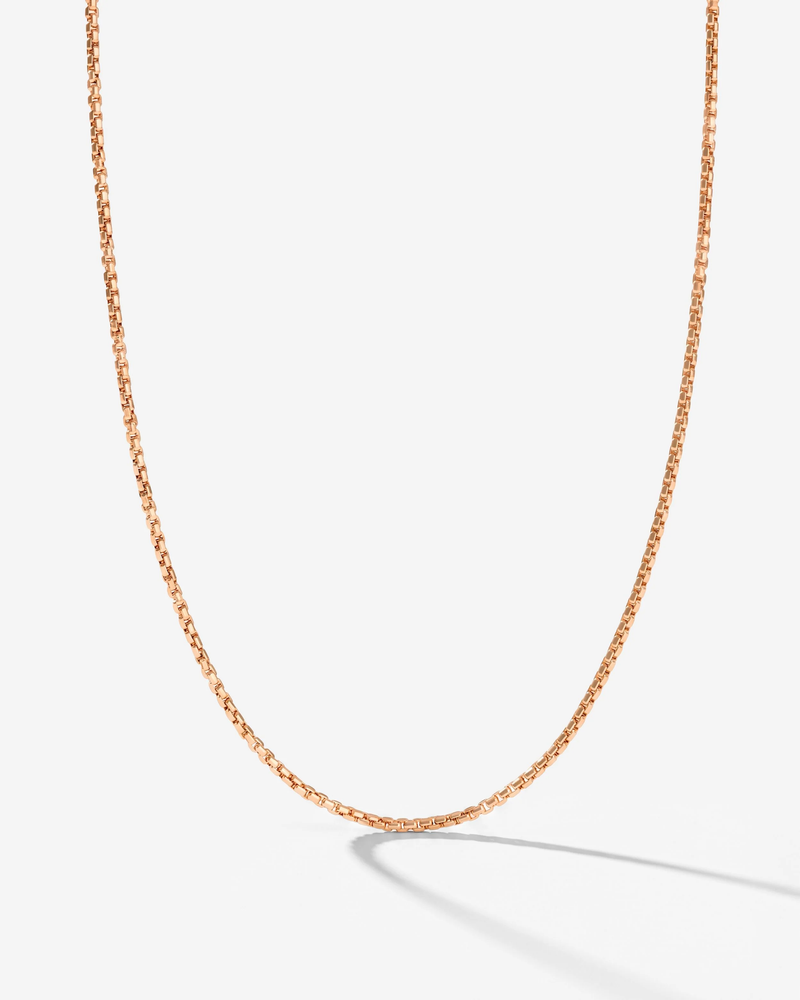 LUAMAYA Round Box Chain Necklace