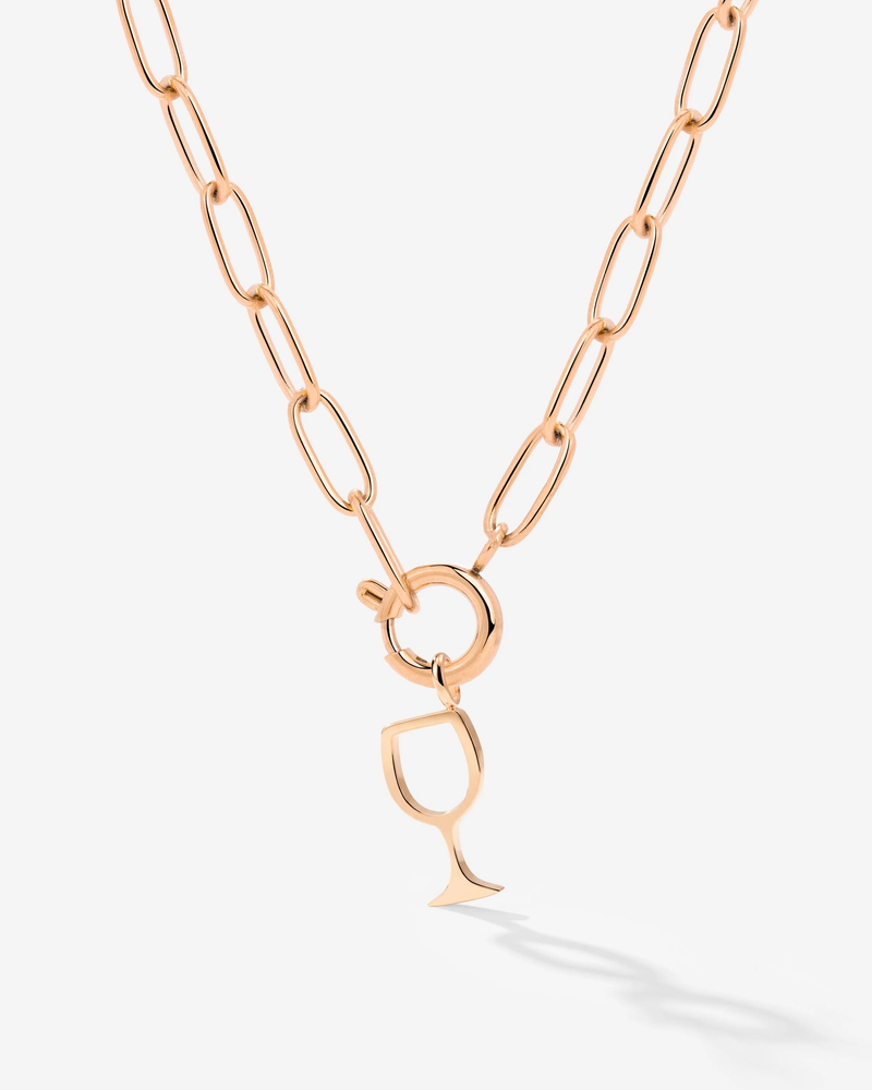 LUAMAYA Vino Amore Oval Links Necklace Set