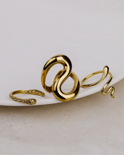LUAMAYA Coiled Ring Gold
