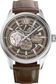 Orient Star Modern Skeleton braunes Leder RE-AV0139Y00B