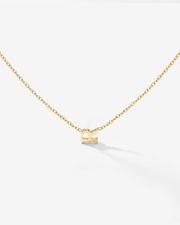 LUAMAYA Tiny Letter Necklace