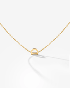 LUAMAYA Tiny Letter Necklace