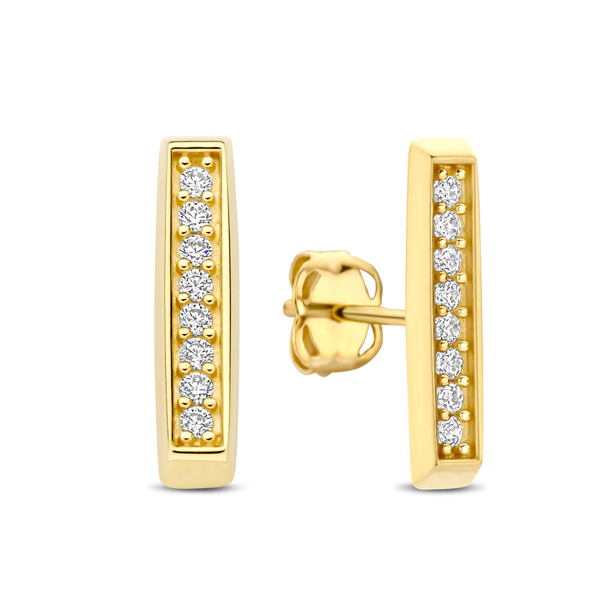 Ohrstecker 16 Zirkonia Gold 585 57877