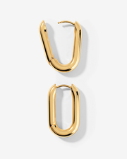 LUAMAYA Chunky Oval Hoops Small