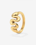 LUAMAYA Swirl Ring Gold