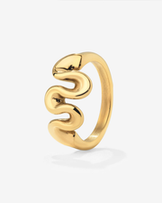 LUAMAYA Swirl Ring Gold