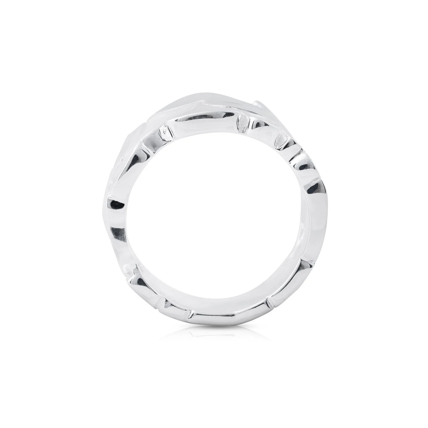 Wunderschöner Ring aus Sterlingsilber mit modernem Design 20-1013