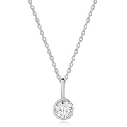 Lovebird Anhänger mit Lab Grown Brillant 0,50 ct. Weißgold 585 B683