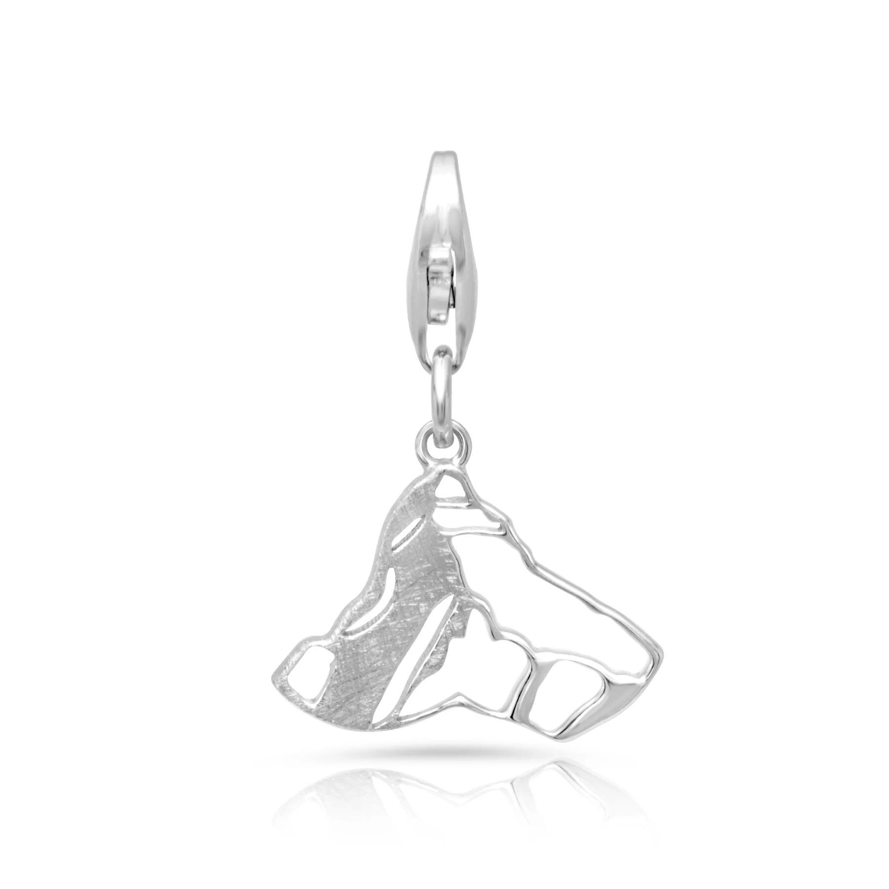 Charmset Edelweiss, Kuh und Matterhorn in Sterlingsilber S-8115