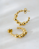 LUAMAYA Infinite Beads Hoop Studs