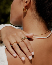 LUAMAYA Swirl Ring Gold