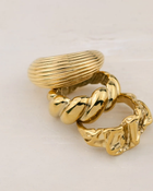 LUAMAYA Crinkled Ring