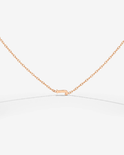 LUAMAYA Tiny Letter Necklace