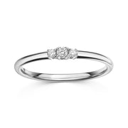 Lovebird Damenring mit Brillant 0,09 ct. Weissgold 585 LB305