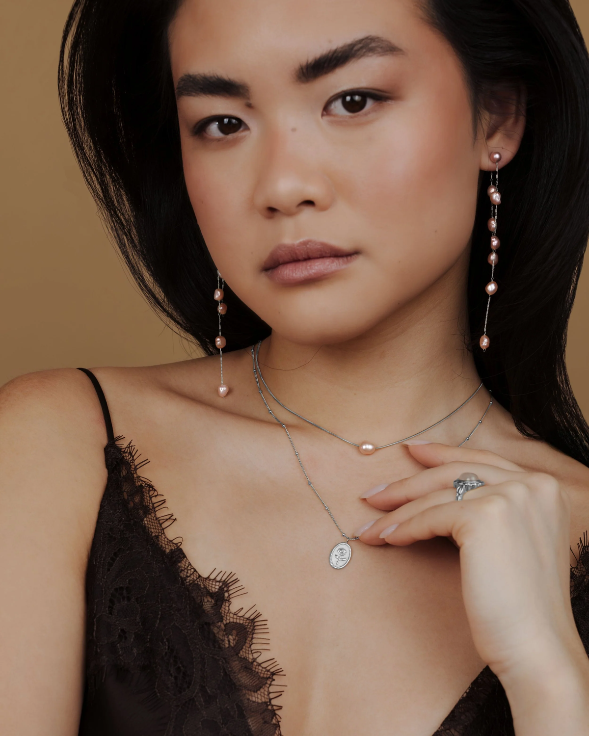 LUAMAYA Blush Pearl Choker
