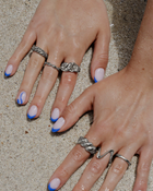 LUAMAYA Crinkled Ring