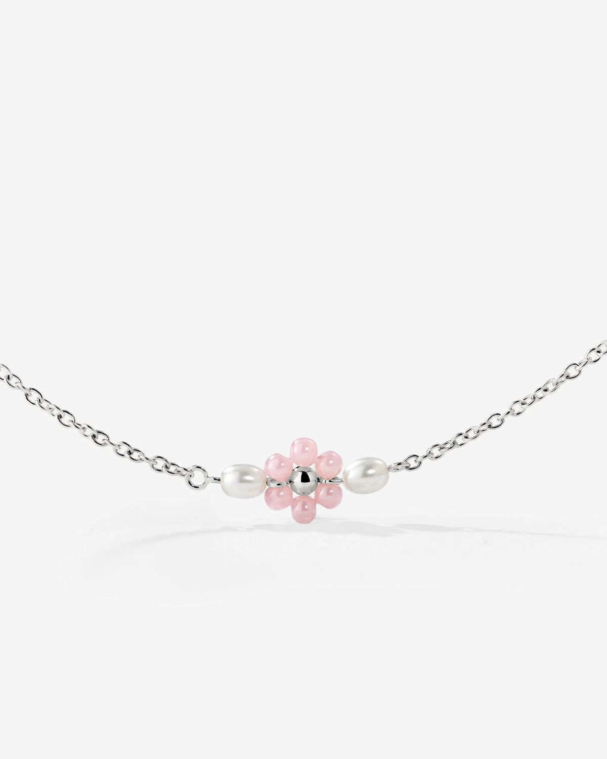 LUAMAYA Pretty Pink Daisy Necklace