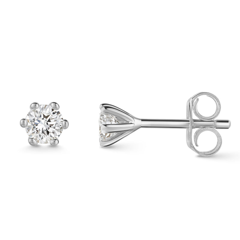 Lovebird Ohrstecker mit Lab Grown Brillant 0,30 ct. Weißgold 585 LB699