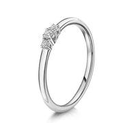 Lovebird Damenring mit Brillant 0,09 ct. Weissgold 585 LB305