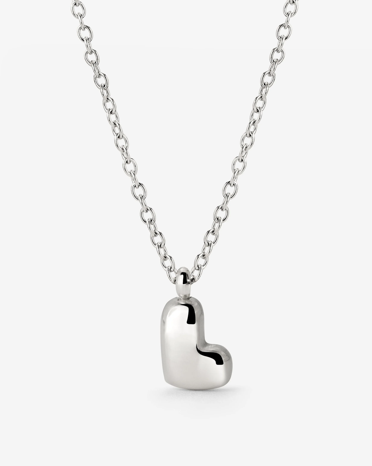 LUAMAYA Bubble Letter Necklace Silber ABC