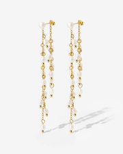 LUAMAYA Cascade Pearl Earrings